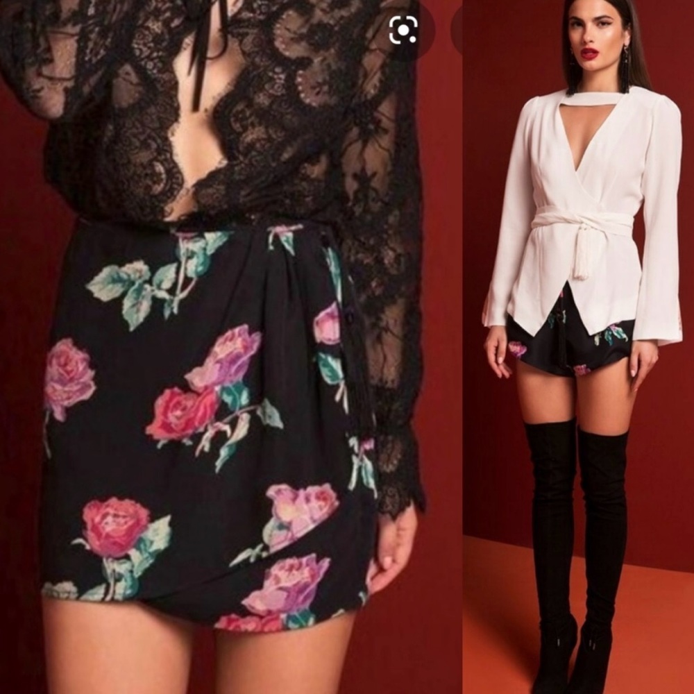 stone cold fox • ruby rose silk skirt